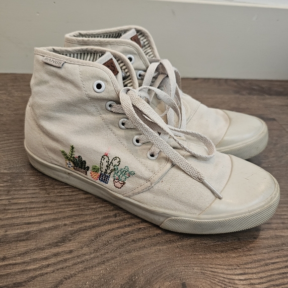 BANGS London Fog Succulent High Top Shoes Sz 8 - Picture 2 of 13